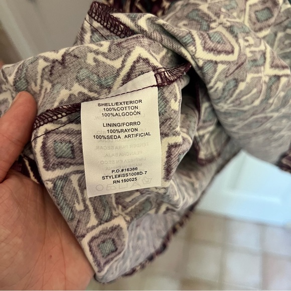 Jacquie the Label/Bohme Corduroy Puff Sleeve Tie Back Dress size Medium NWT - Picture 8 of 8